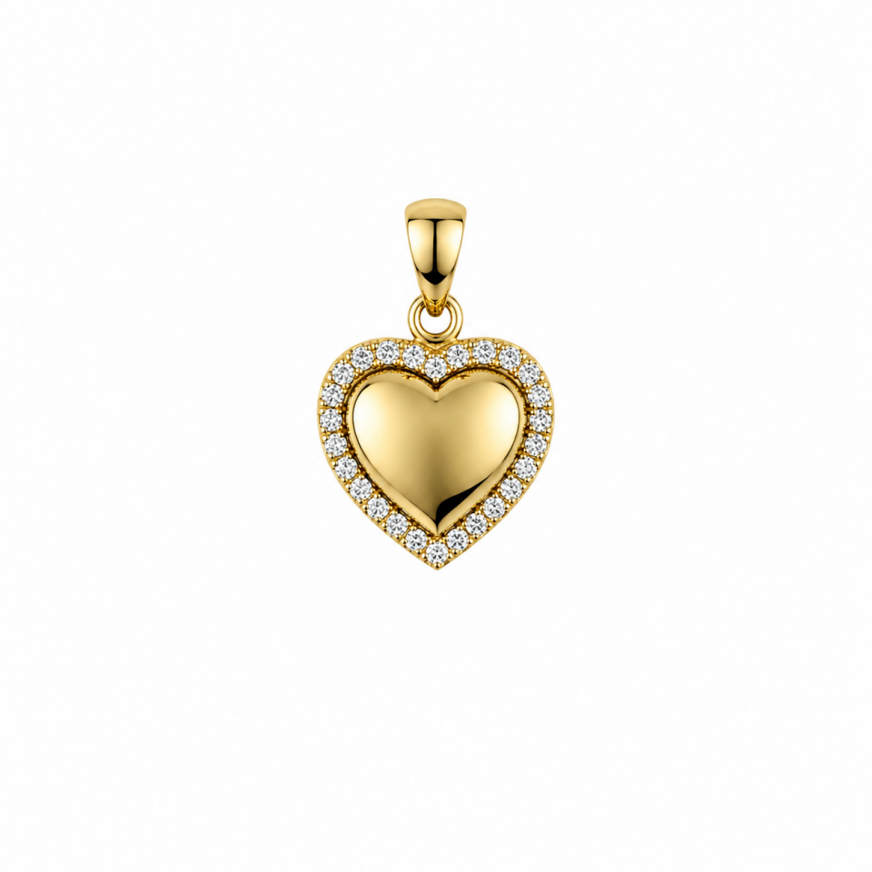 Kalp Charm Kolye Ucu