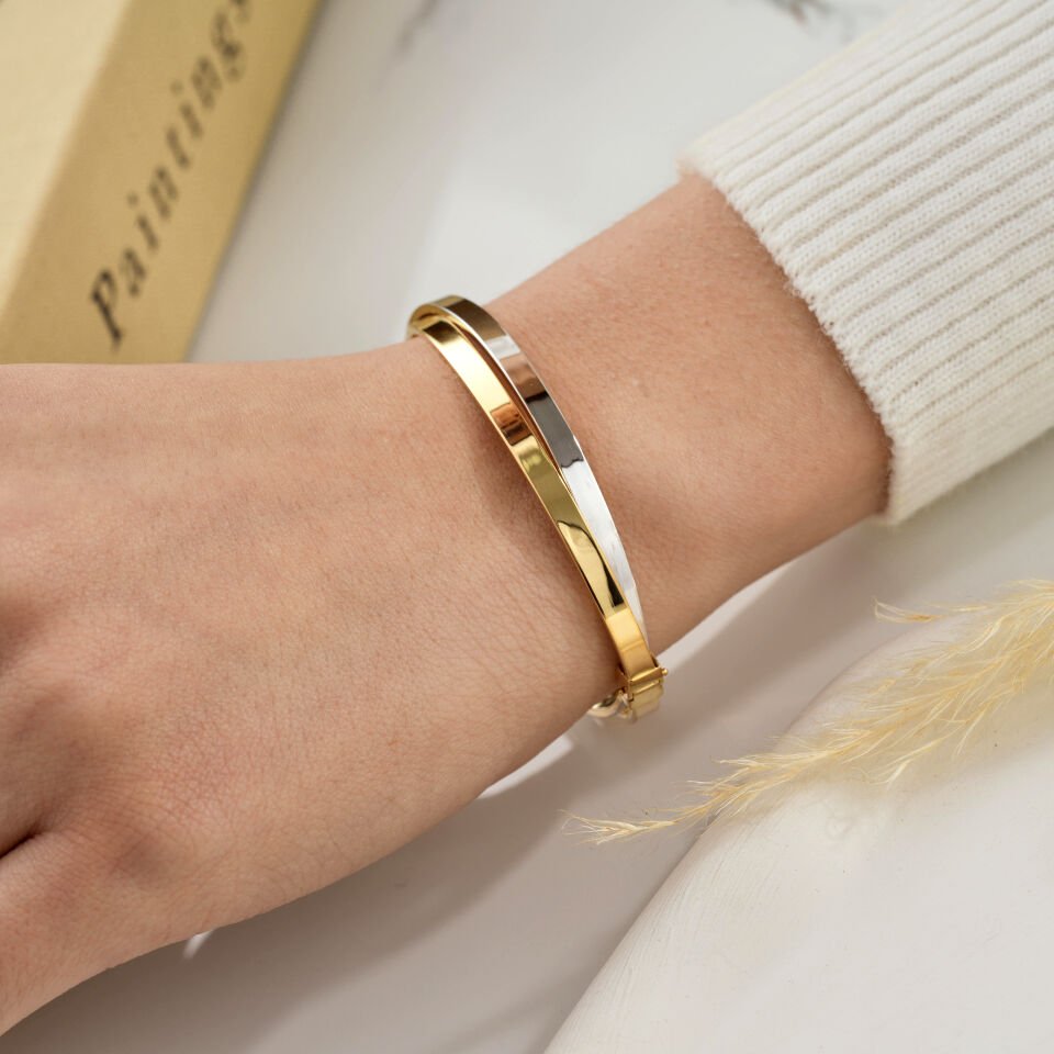 İkili Sarı-Beyaz Renk Kelepçe