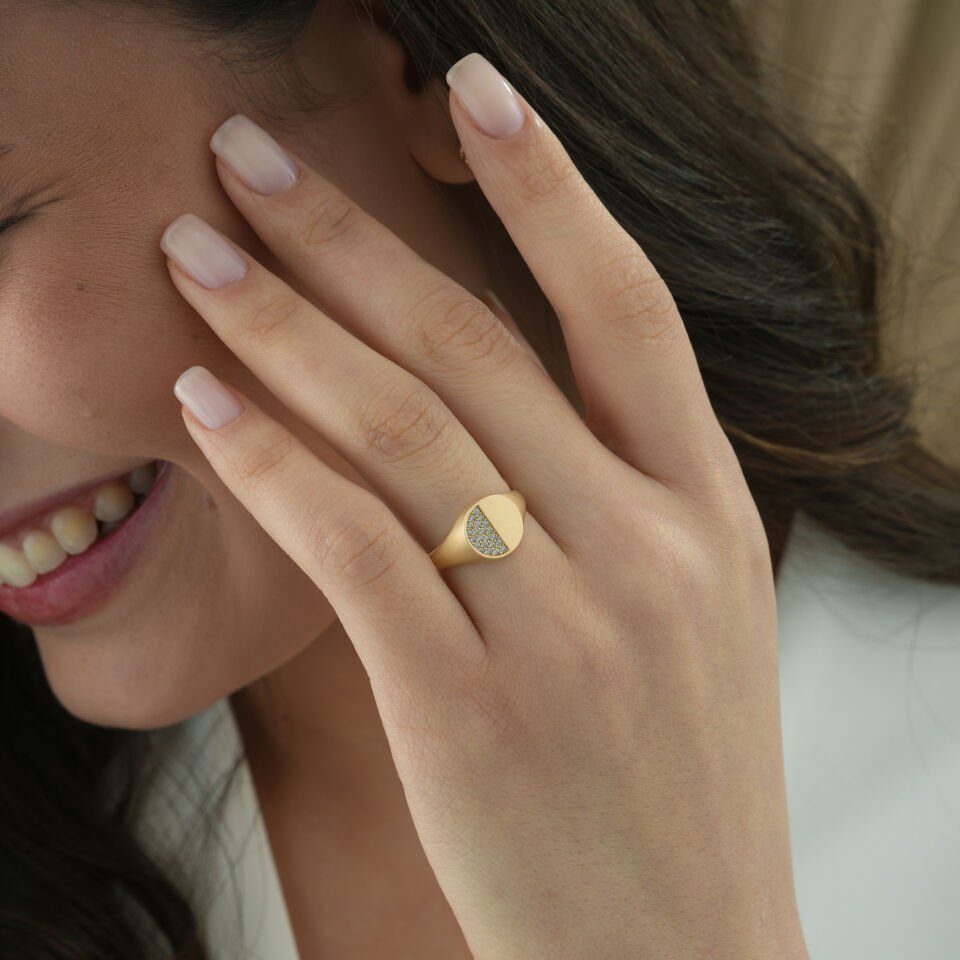 Taşlı Şovalye Yüzük