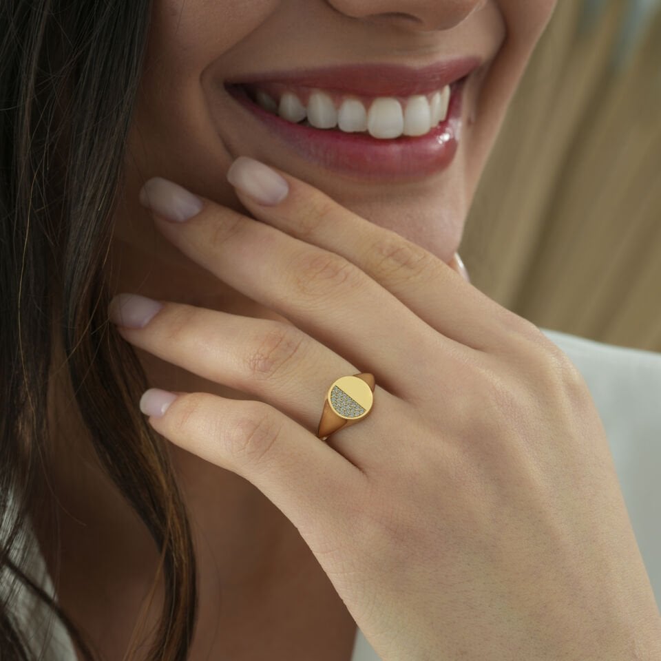 Taşlı Şovalye Yüzük