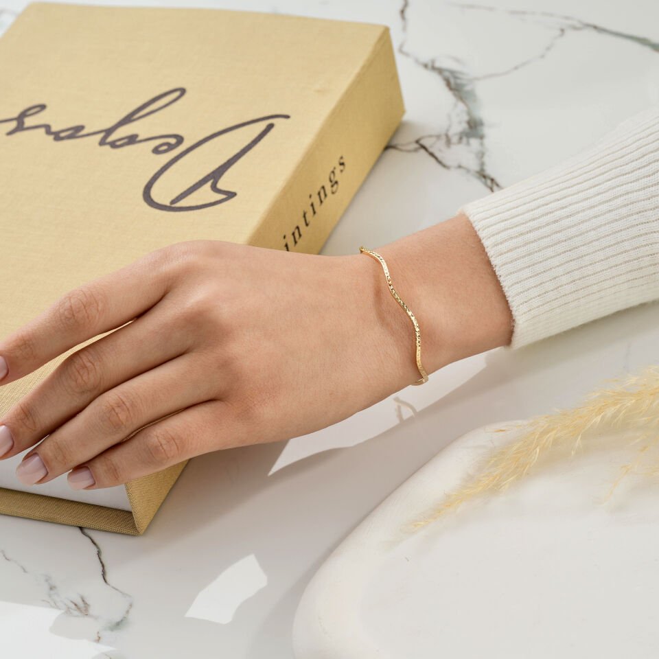 Zig Zag Desenli Kelepçe