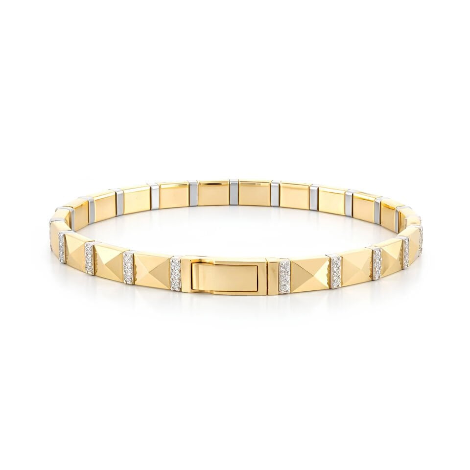 Taşlı Prizma Kelepçe