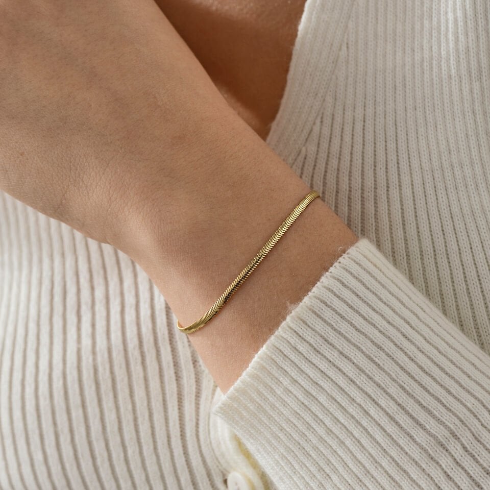 İnce Balık Sırtı Bileklik