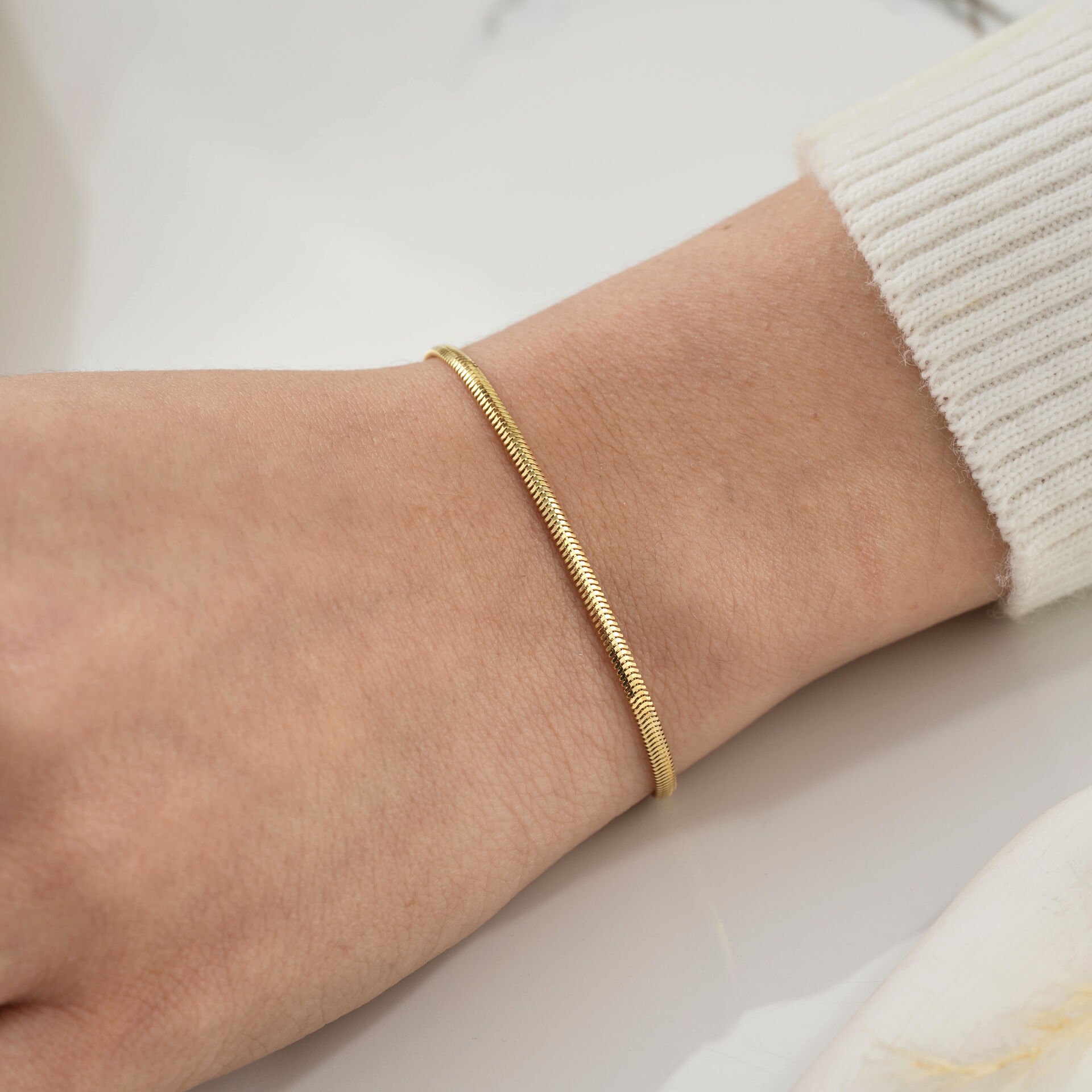 İnce Balık Sırtı Bileklik