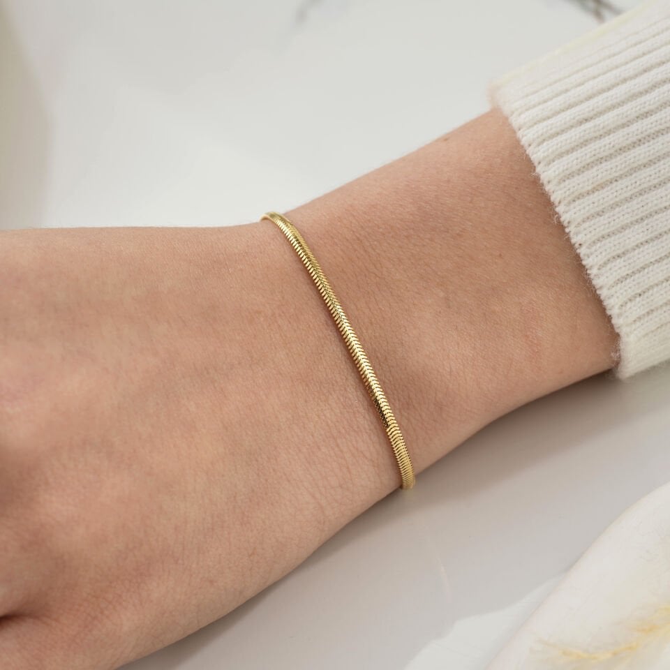 İnce Balık Sırtı Bileklik