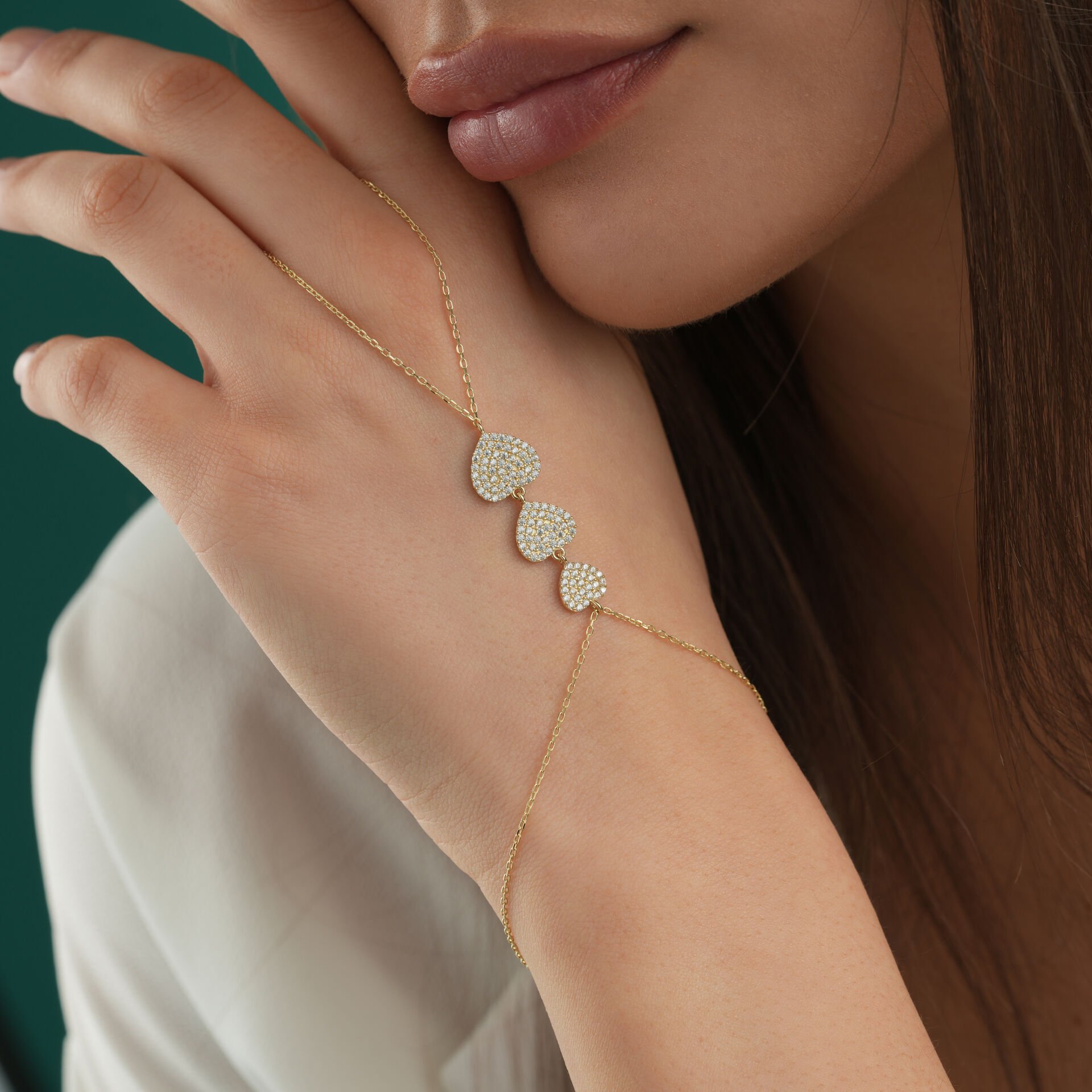 Taşlı Kalp Sıralı Şahmaran