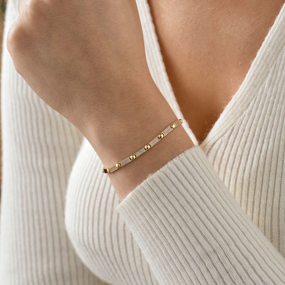 Taşlı Dizayn Bileklik