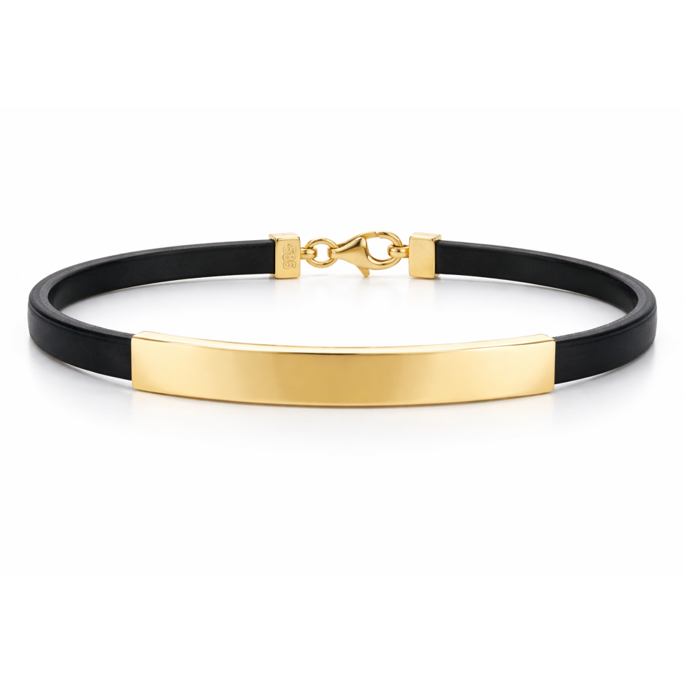 Medium Plaka Kauçuk Bileklik