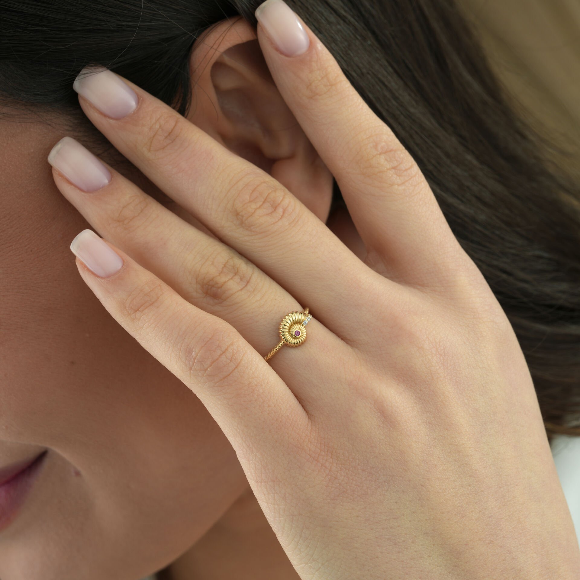 Deniz Kabuğu Yüzük