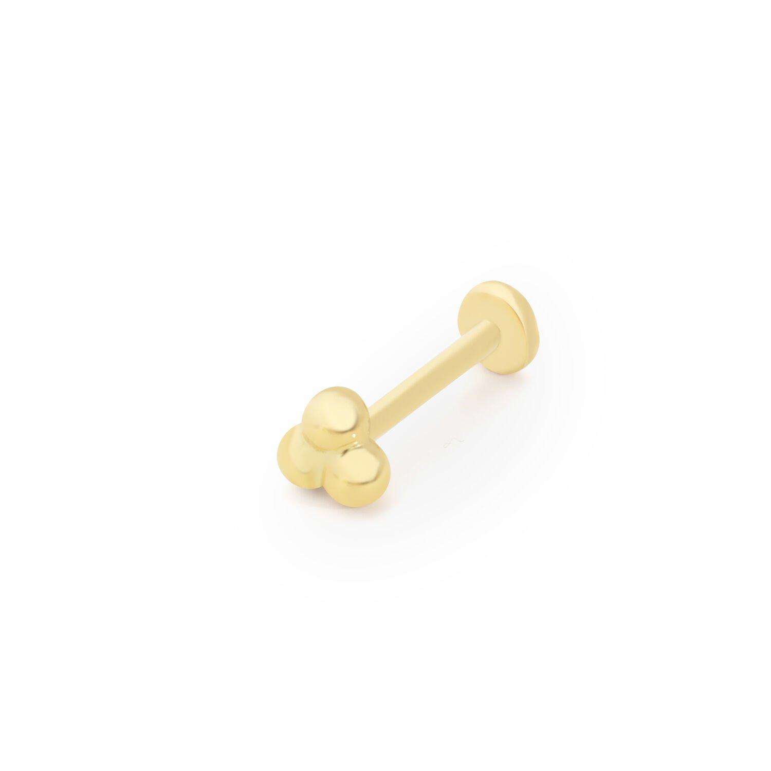 Üç Toplu Tragus Altın Piercing