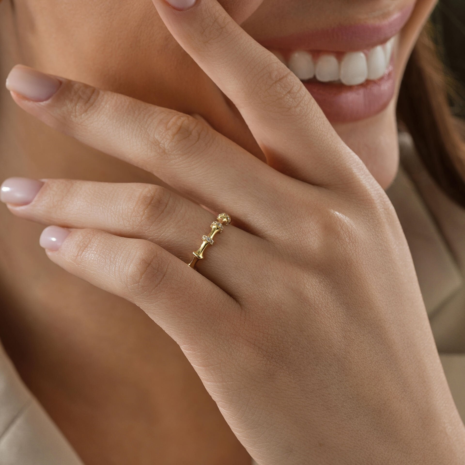 Taşlı Kemik Yüzük