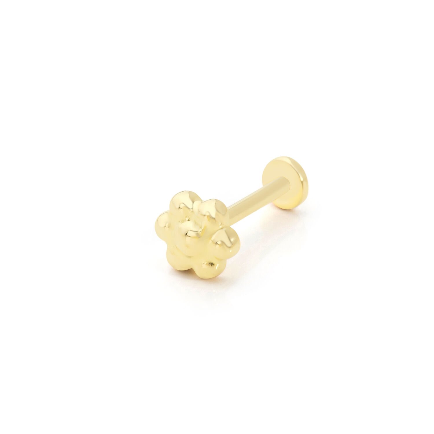 Çiçek Tragus Altın Piercing