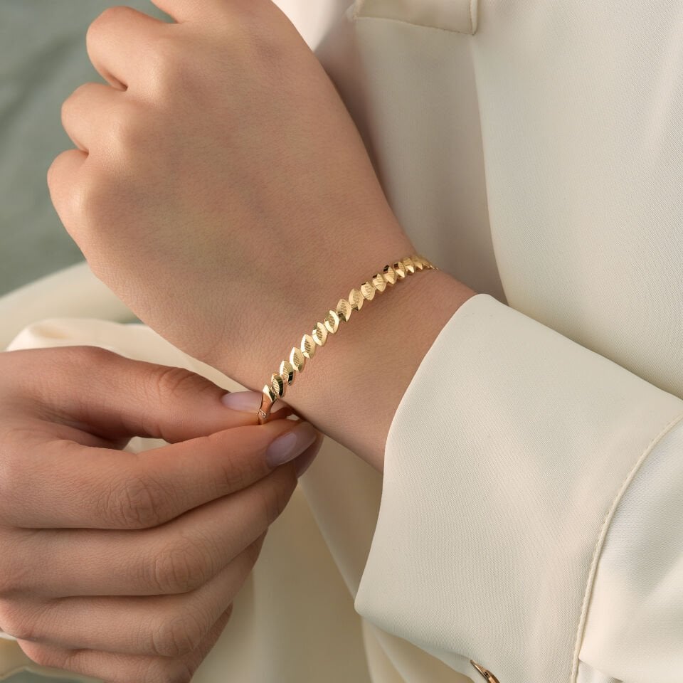 Desenli Badem Kelepçe