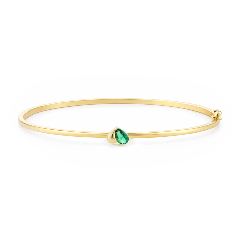 Mini Taşlı Kalp Kelepçe