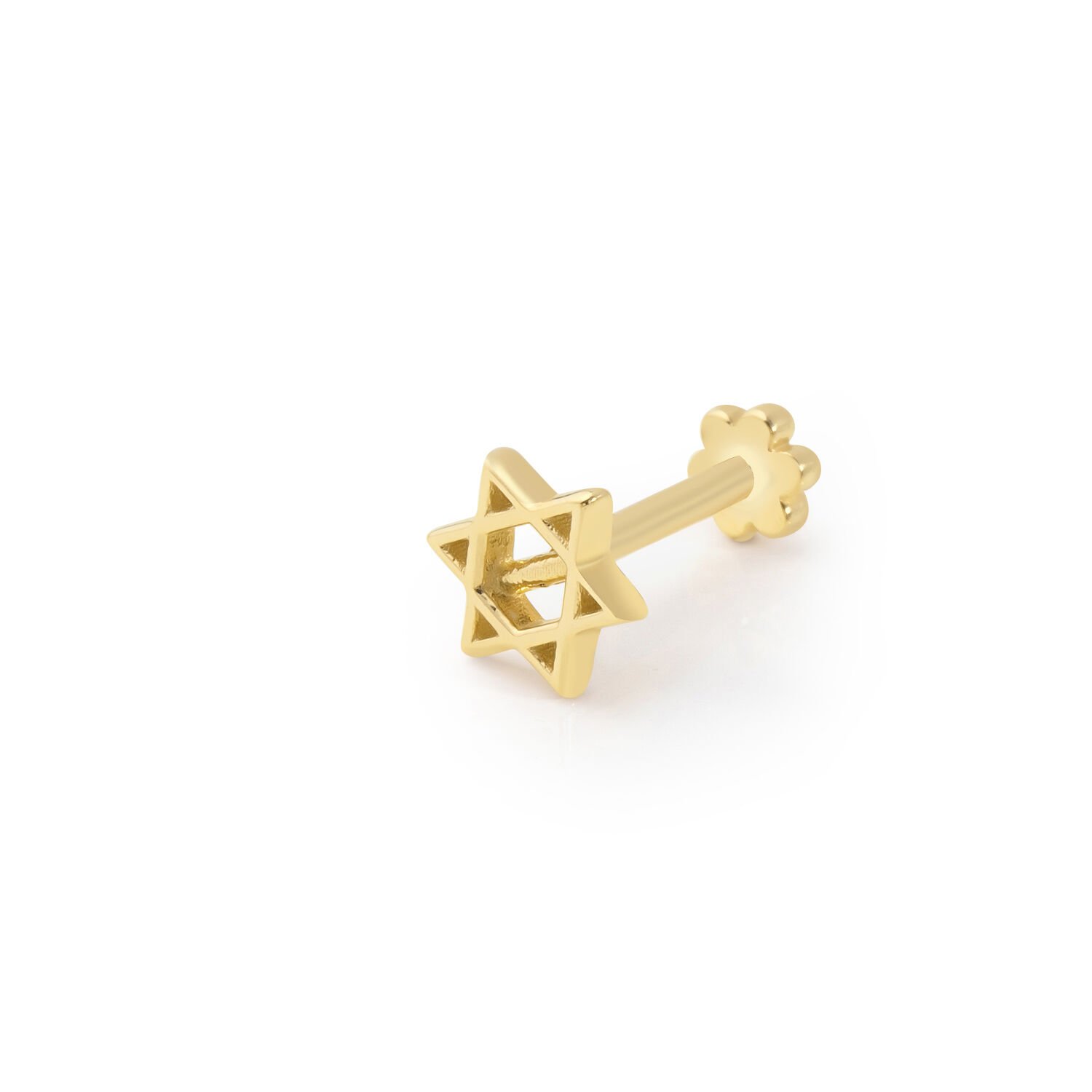 Yıldız Tragus Altın Piercing