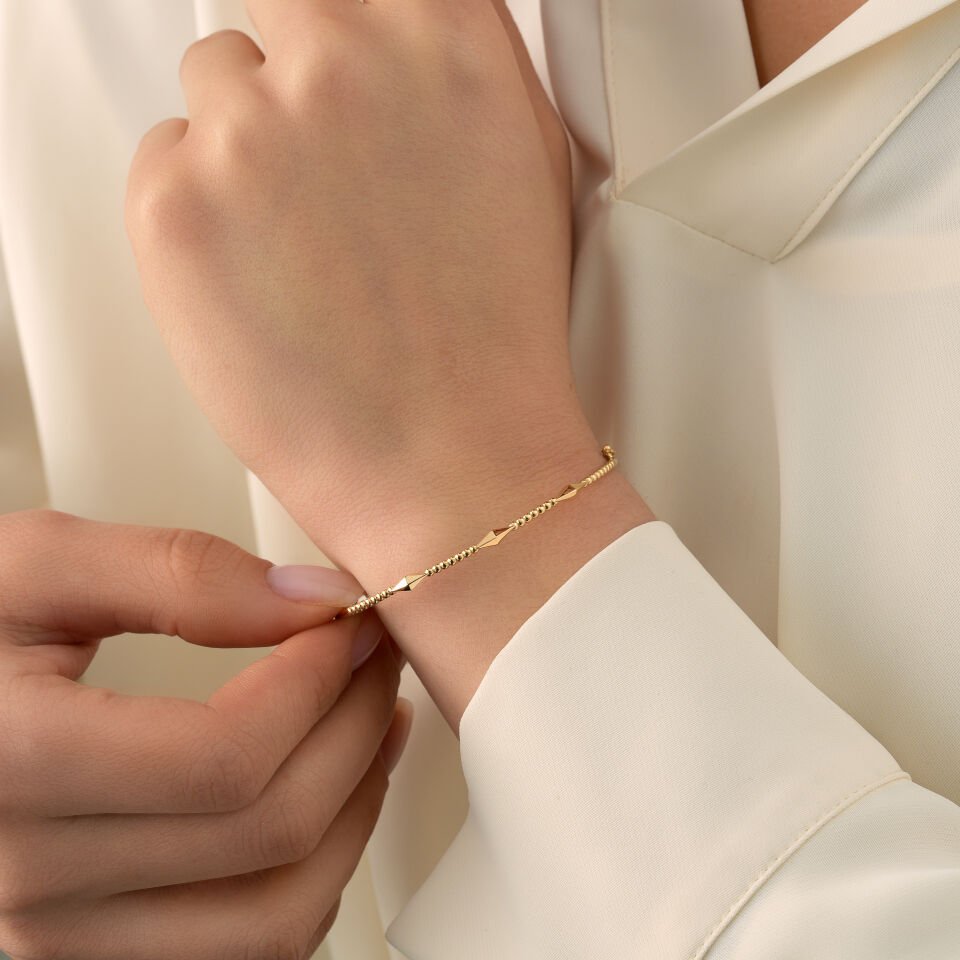 Desenli Minimal Kelepçe