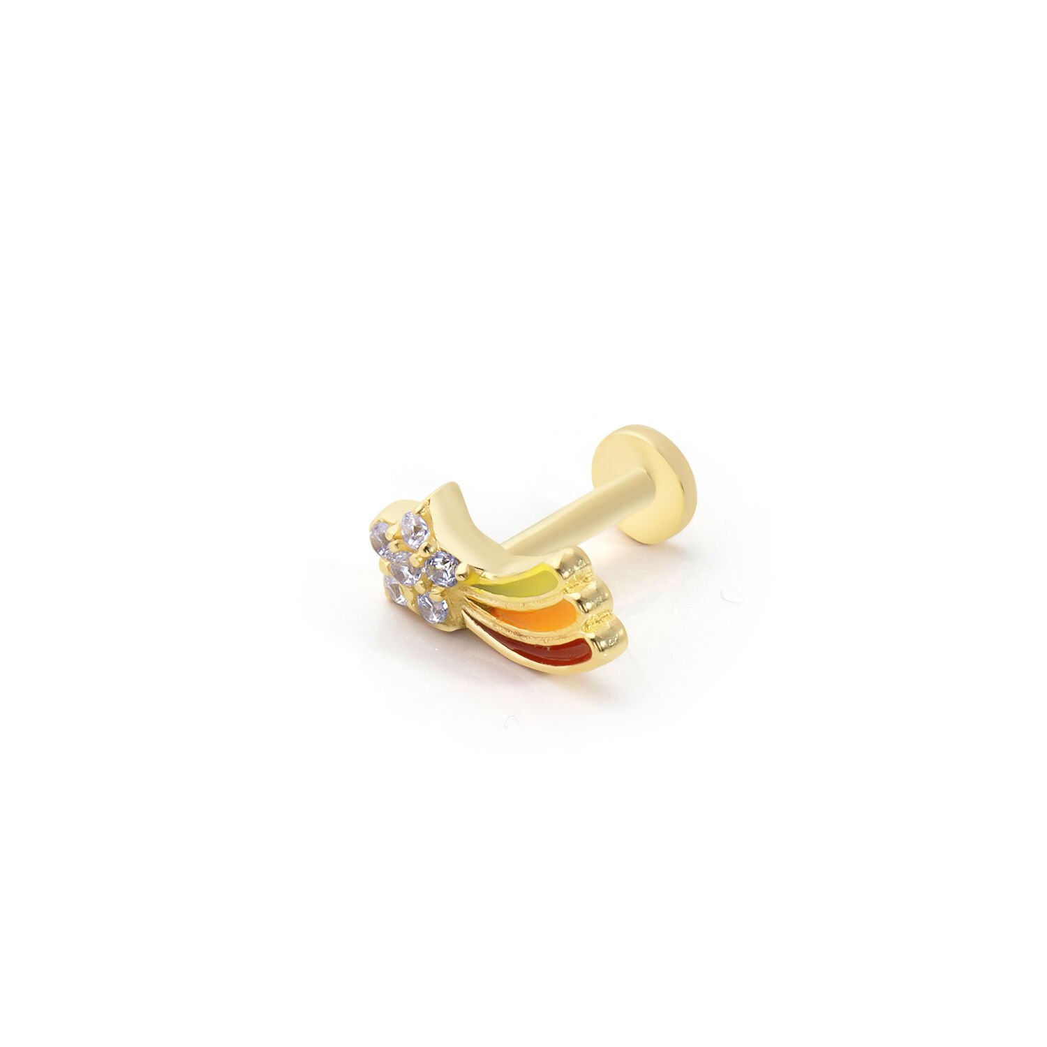 Kuyruklu Yıldız Tragus Altın Piercing