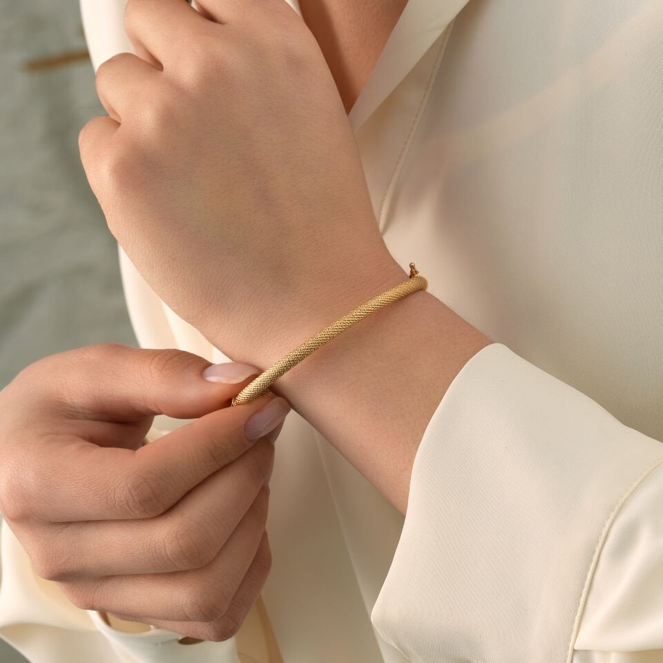 Simli Sateen Kelepçe