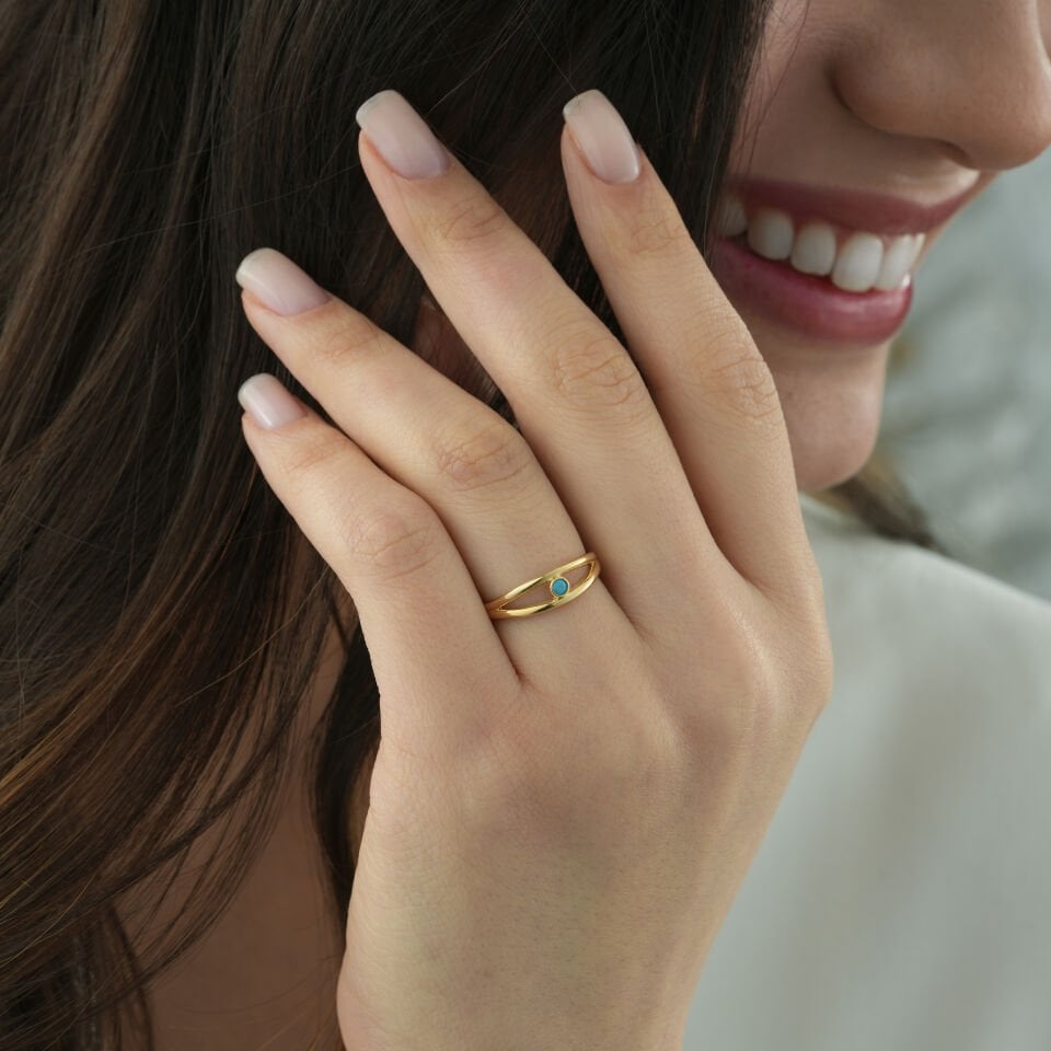 Firuze Kafes Yüzük