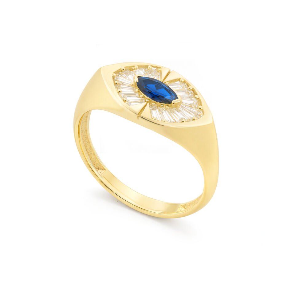 Baget Taşlı Yüzük