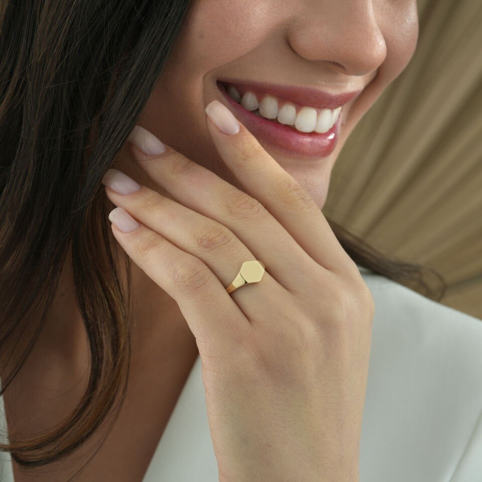 Geometrik Şovalye Yüzük