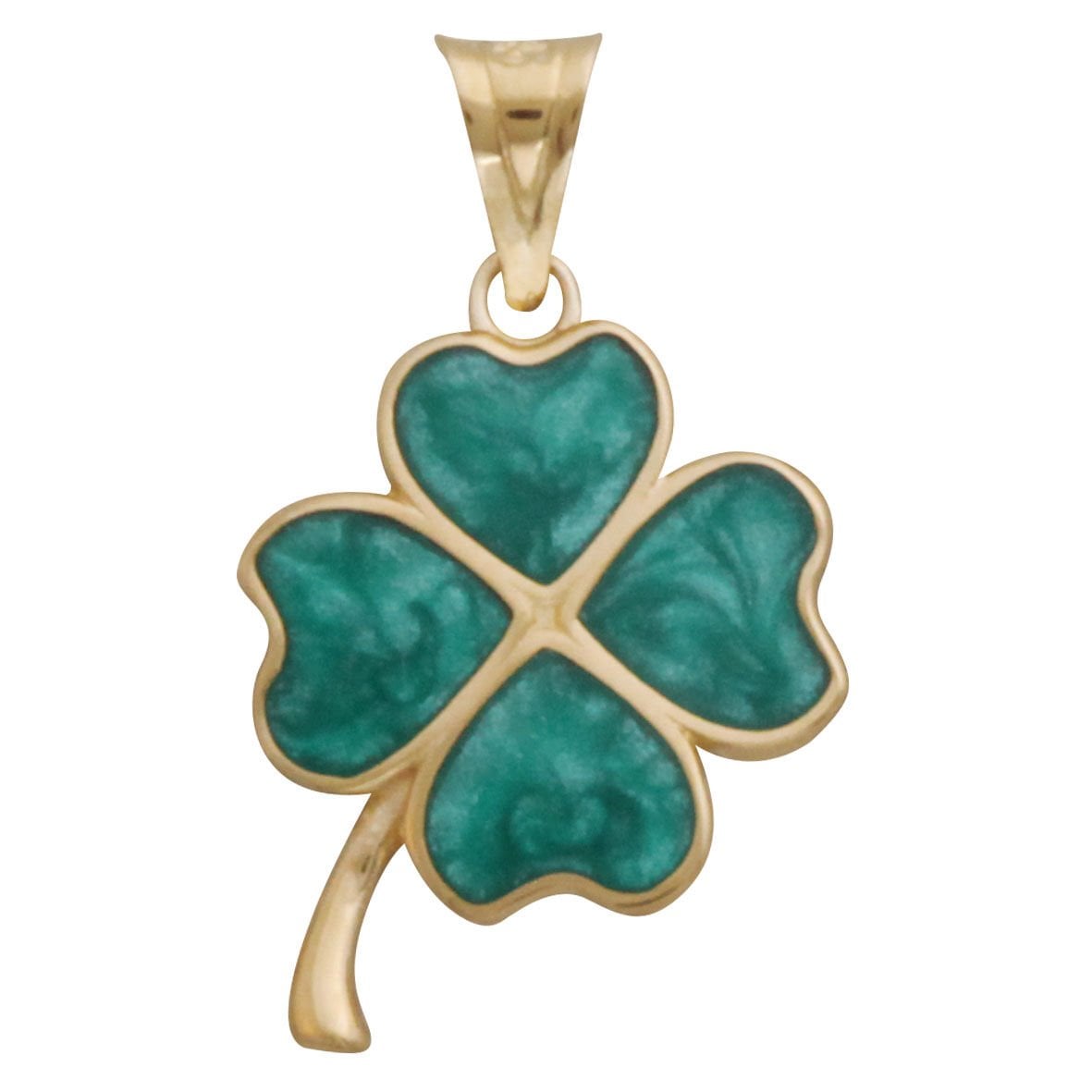 Yeşil Yonca Kolye Ucu Charm