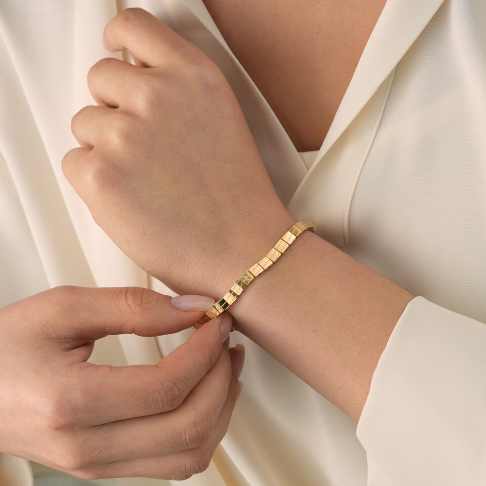 Desenli Işıltı Bileklik