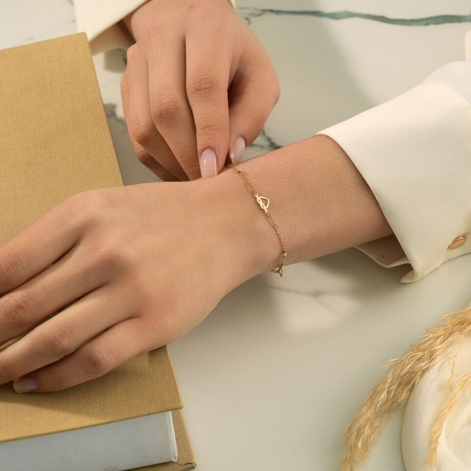 Kalp Düğüm Bileklik