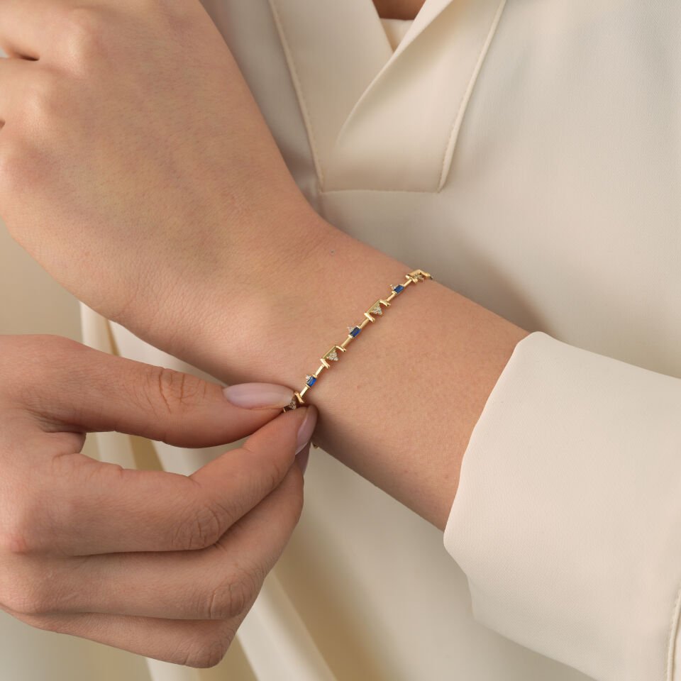 Safir - Pink Bileklik