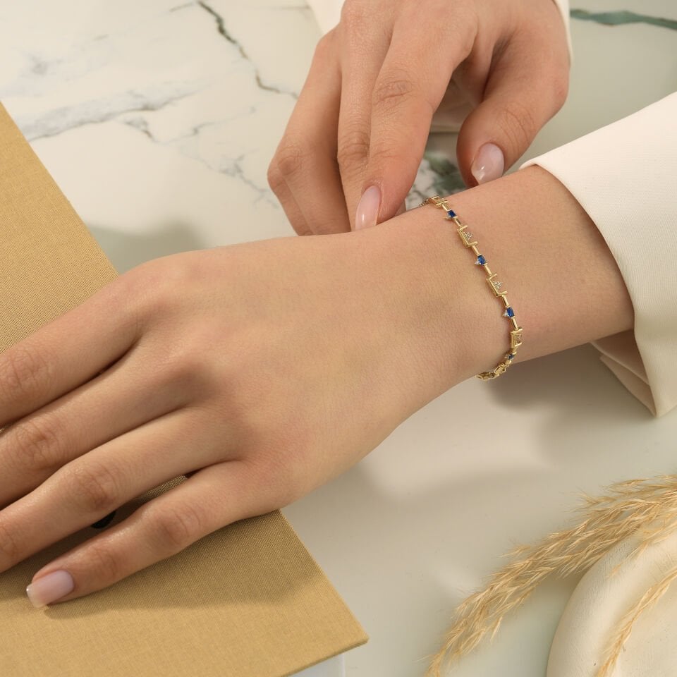 Safir - Pink Bileklik