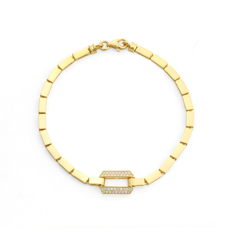 Taşlı Kemerli Bileklik