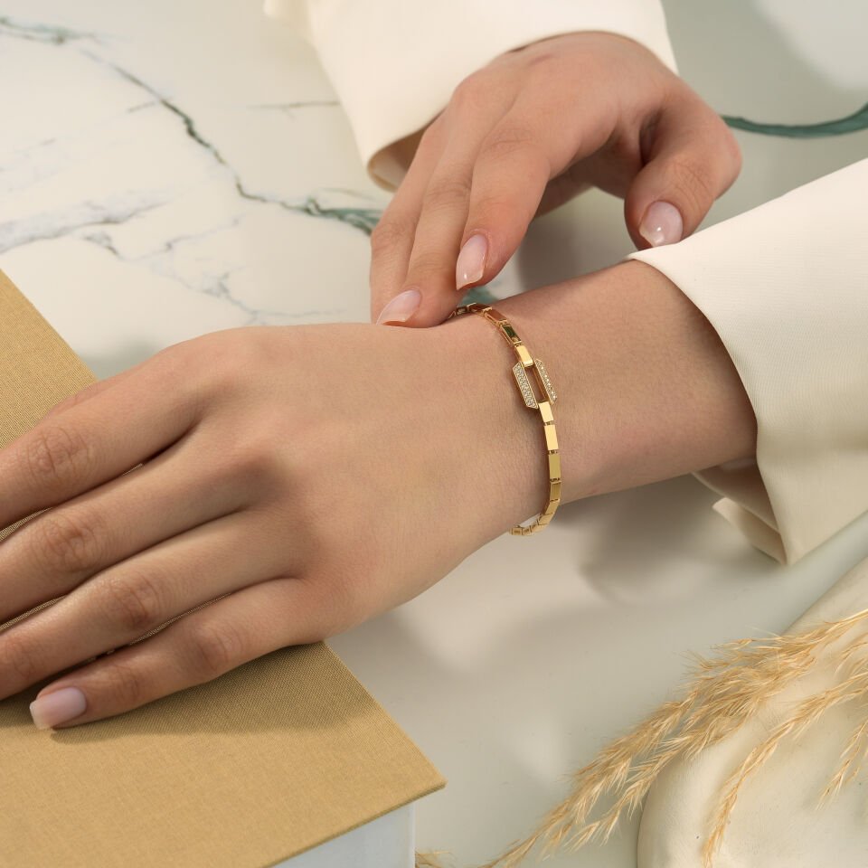 Taşlı Kemerli Bileklik