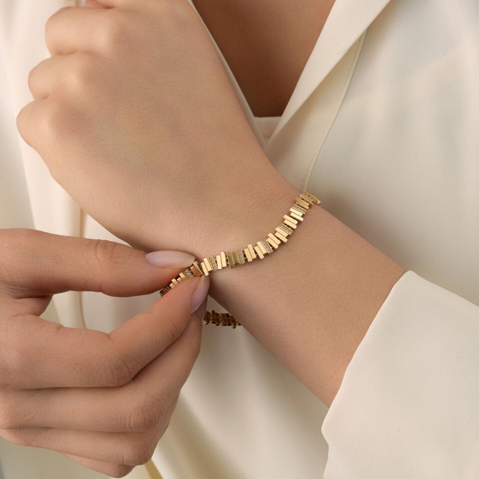 Taşlı Piano Bileklik