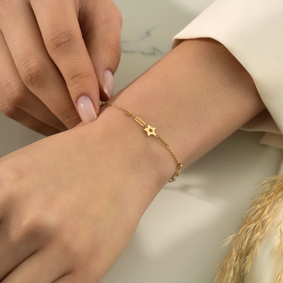 Minimal Yıldız Bileklik