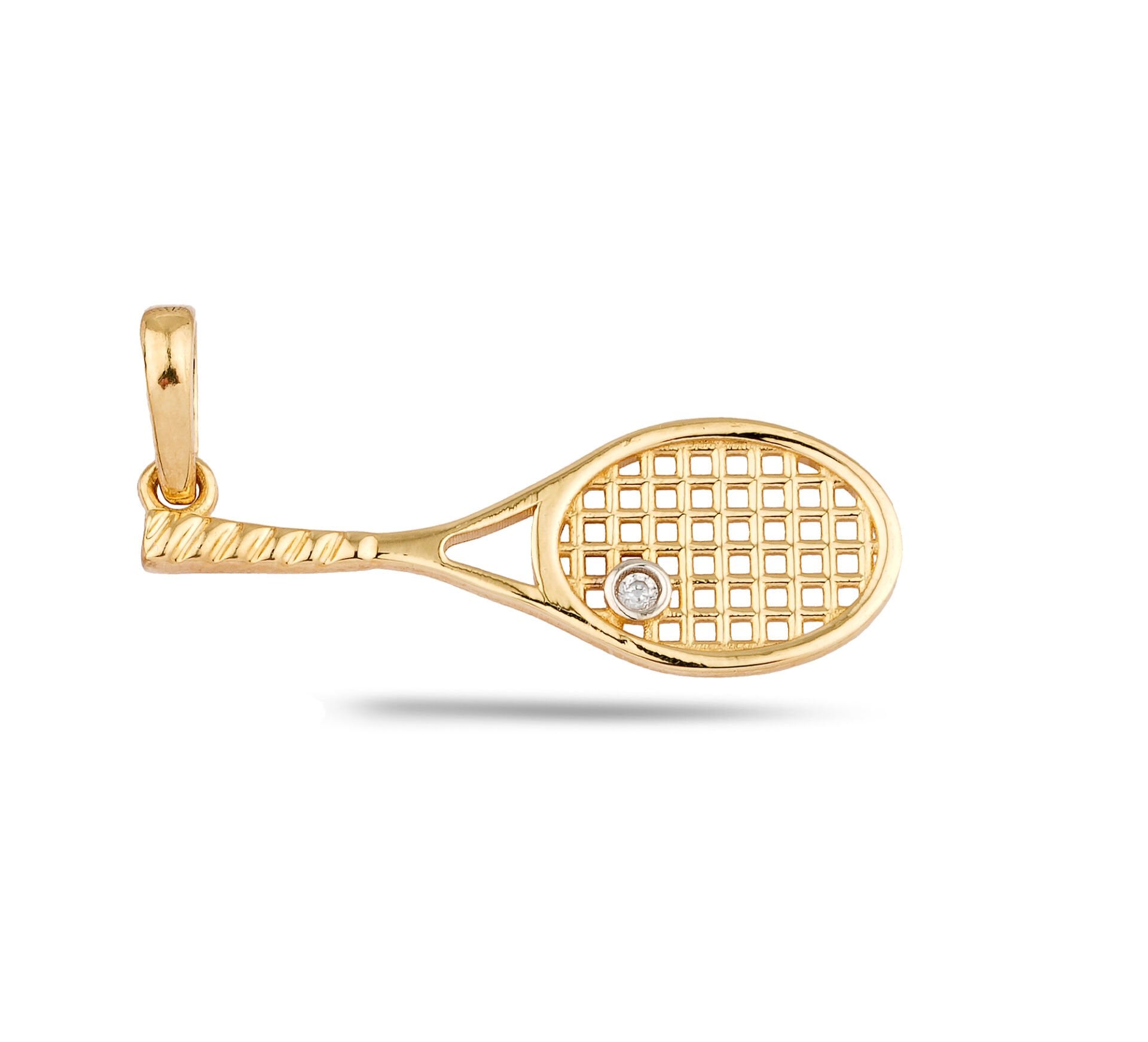 Tenis Raketi Kolye Ucu