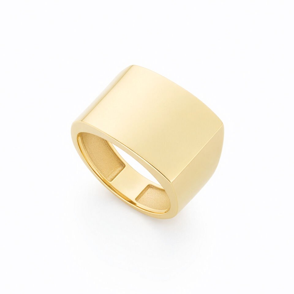 Bold Kare Şovalye Yüzük