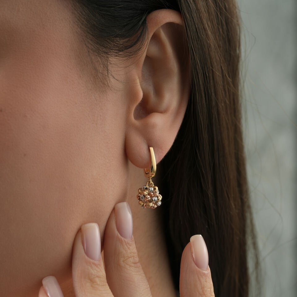 Dorica Sallantılı Küpe