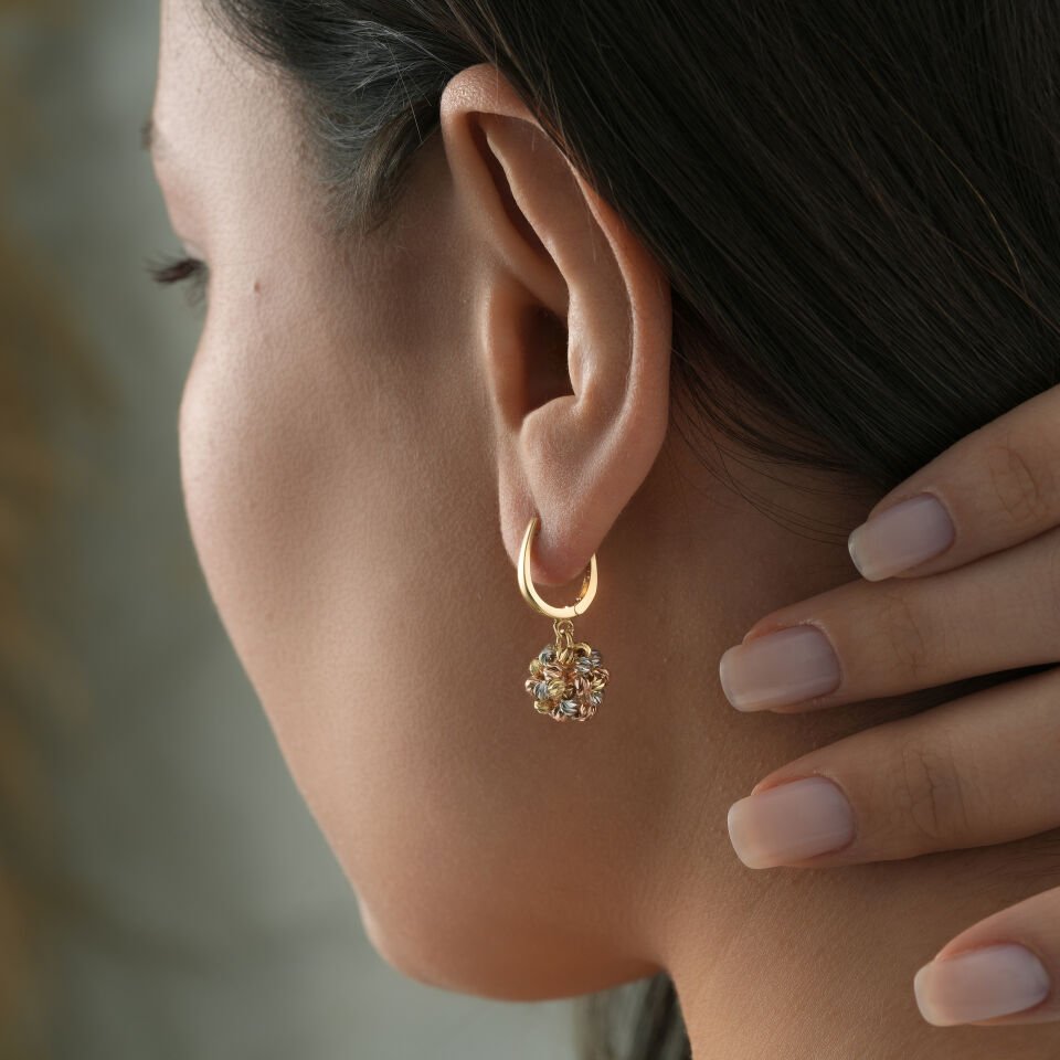 Dorica Sallantılı Küpe