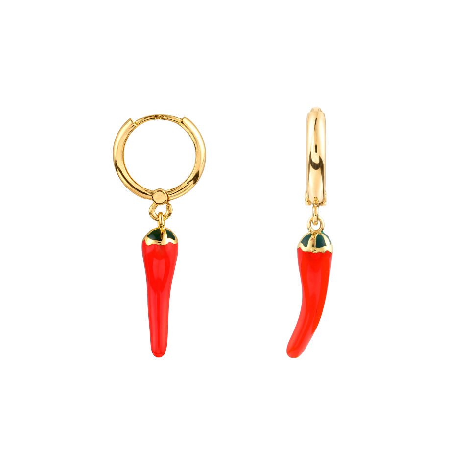 Kırmızı Biber Küpe