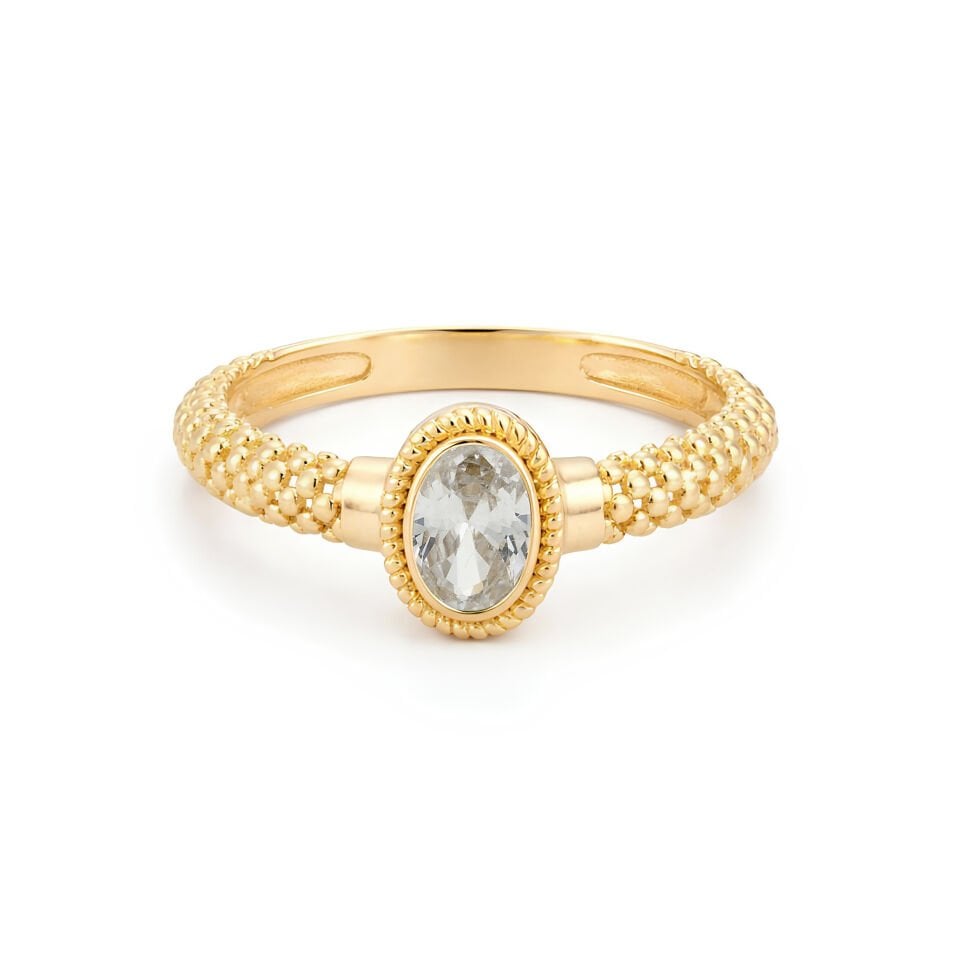 Taşlı Jessica Yüzük