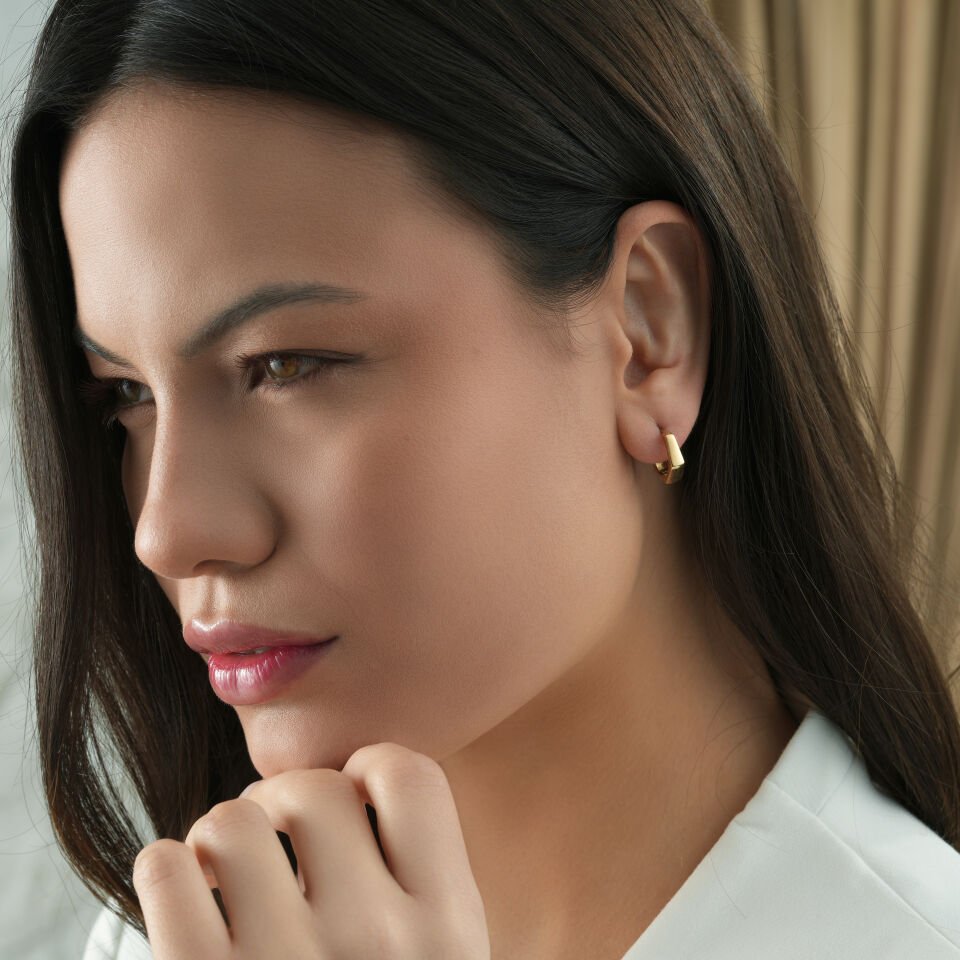 Mini Geometrik Küpe