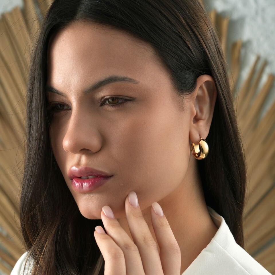 Kalın Alyans Model Küpe