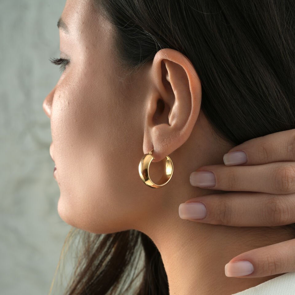 Kalın Alyans Model Küpe