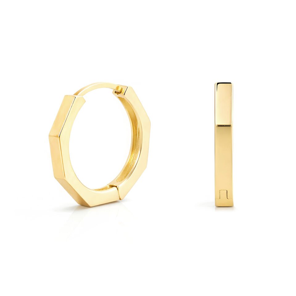 Small Köşeli Minimal Küpe