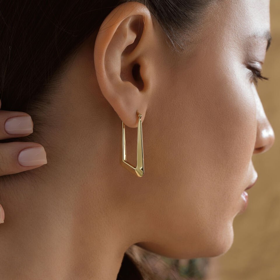 Geometrik Tasarım Küpe