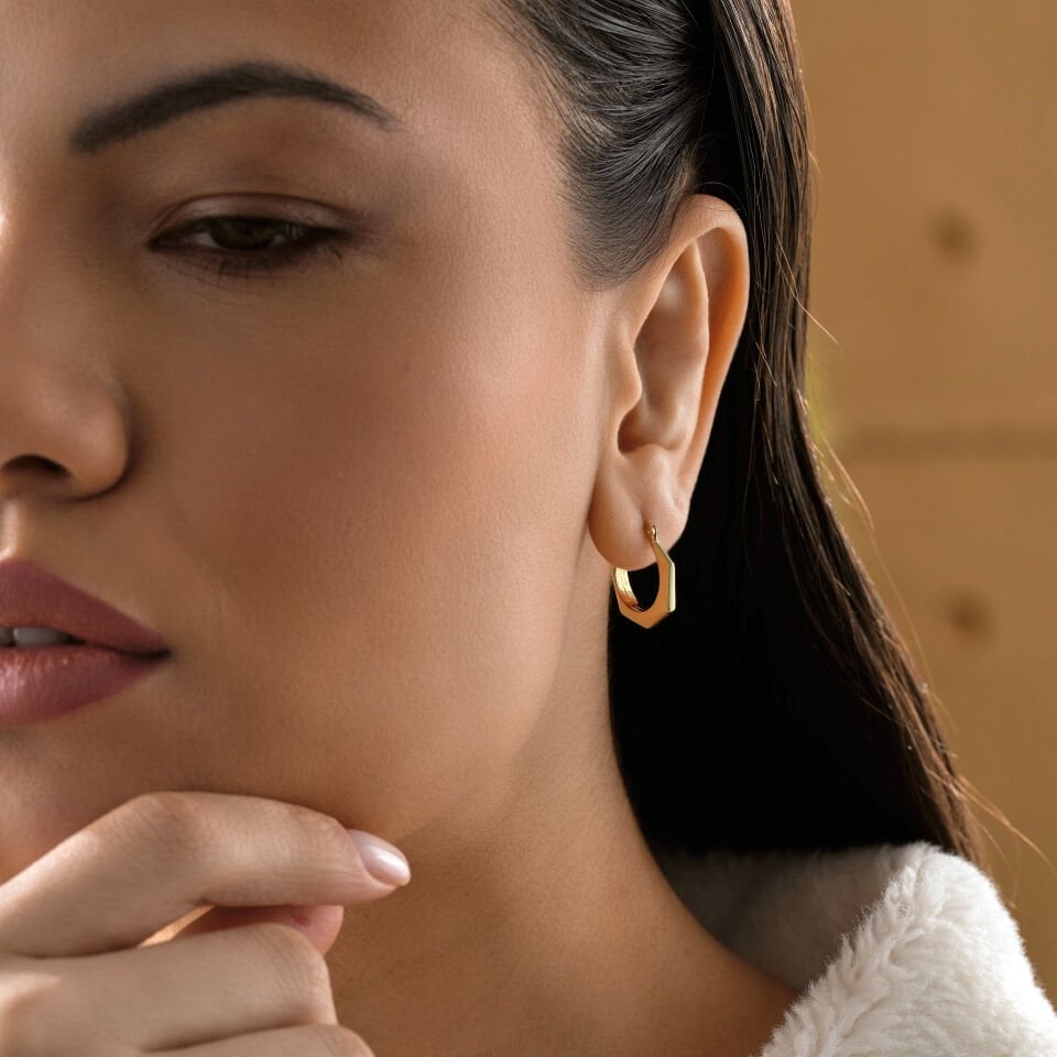 Minimal Geometrik Küpe