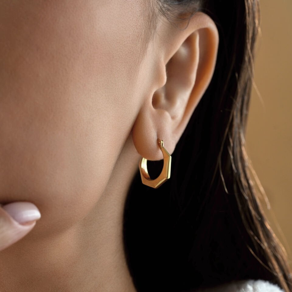 Minimal Geometrik Küpe