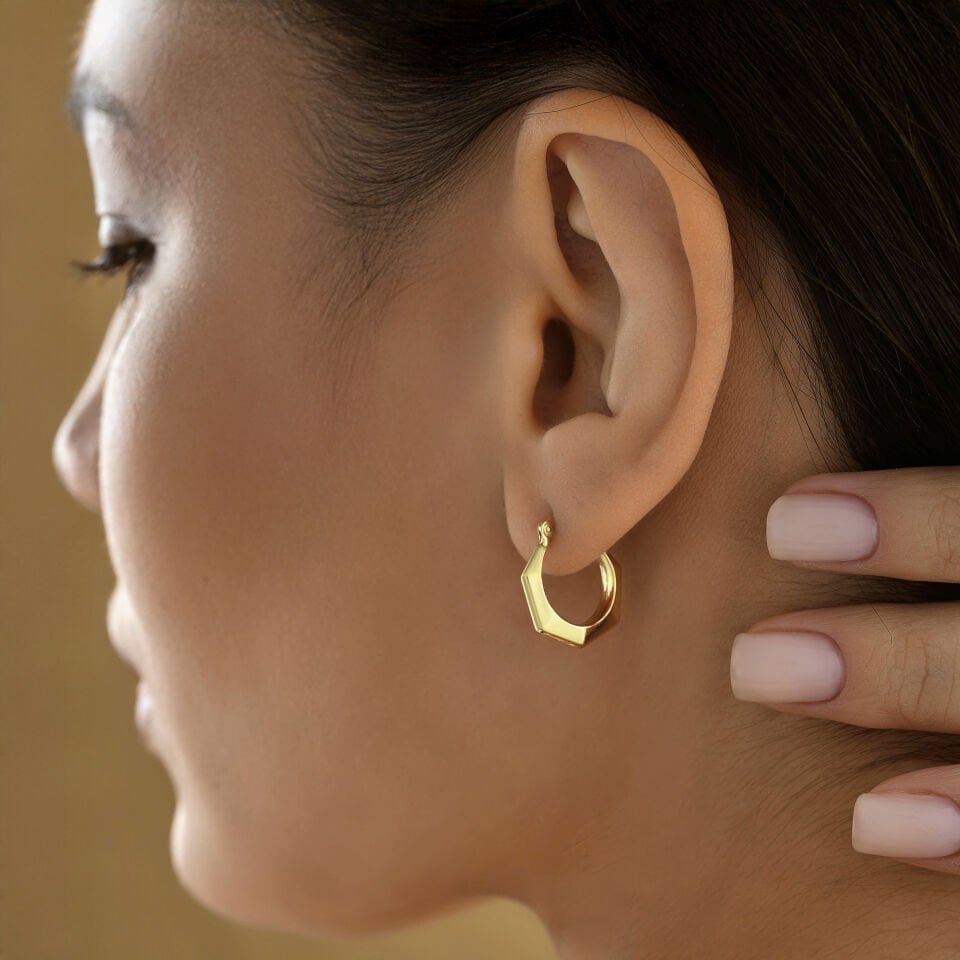 Minimal Geometrik Küpe