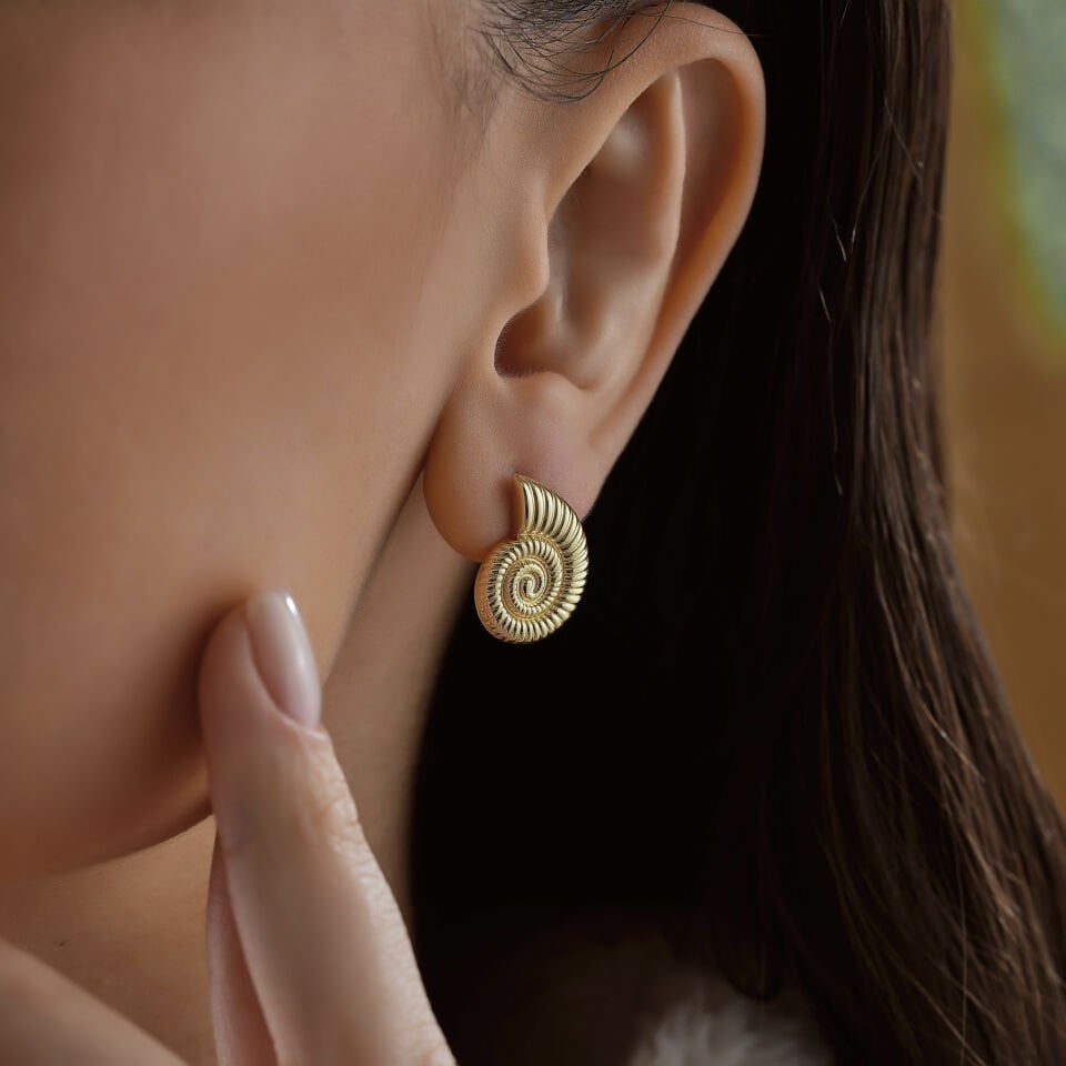 Deniz Kabuğu Boho Küpe