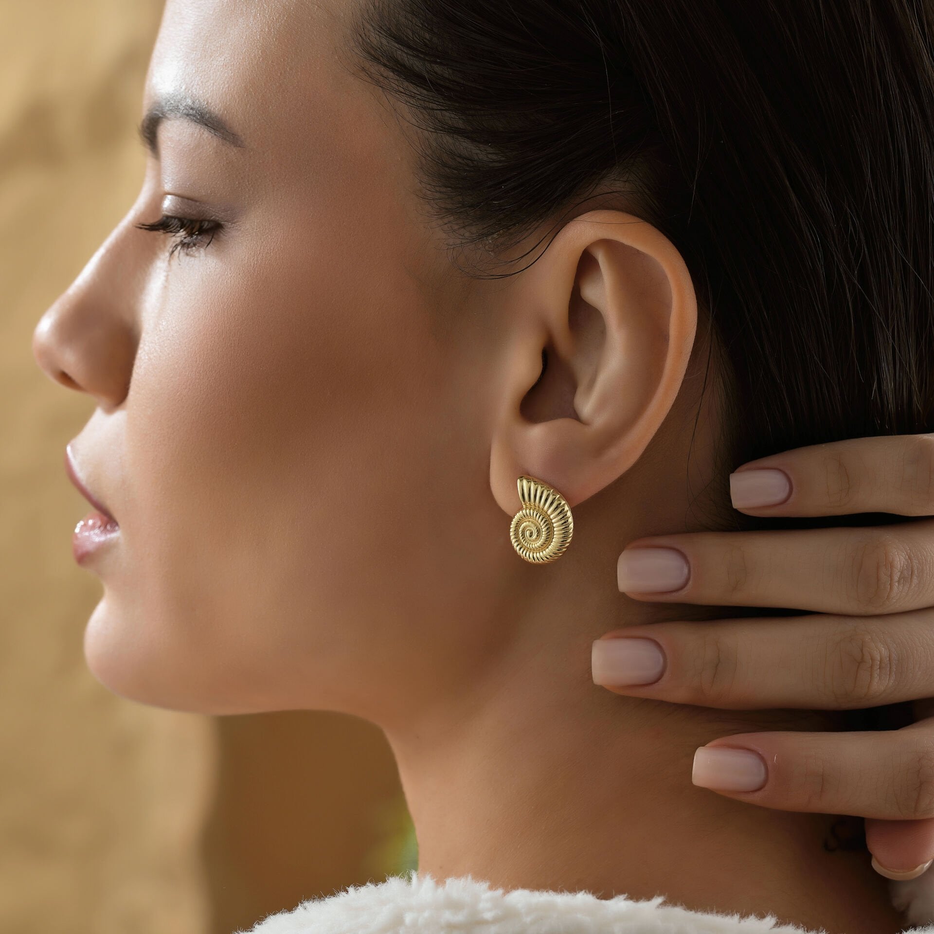 Deniz Kabuğu Boho Küpe